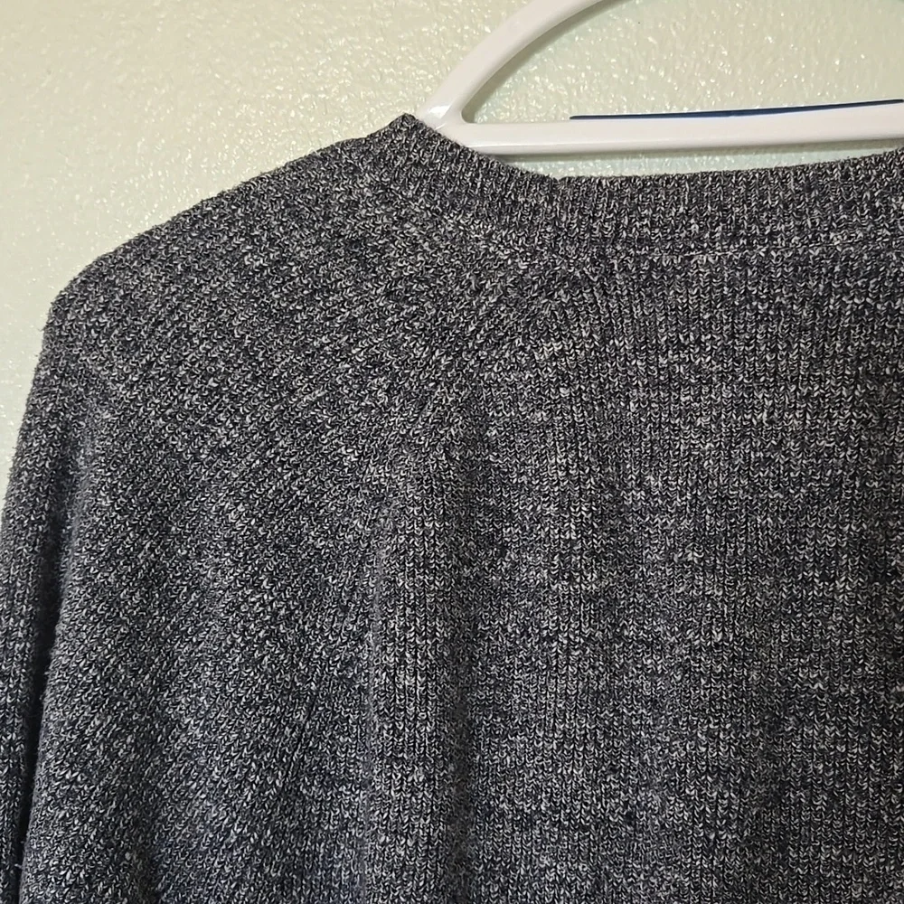Abercrombie & Fitch | Heather Navy Crew Neck Sweater Size Medium